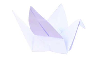 Paper Bird PNG, Realistic Origami Design, Transparent Background, Creative Craft and Decorative Art