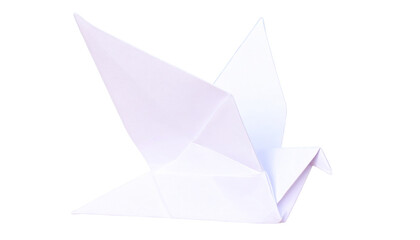 Paper Bird PNG, Realistic Origami Design, Transparent Background, Creative Craft and Decorative Art