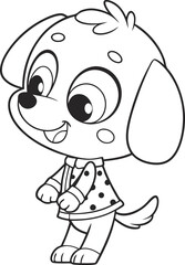 dog cartoon vector
