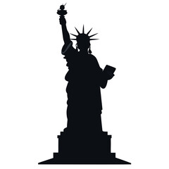 statue of liberty vector illustration