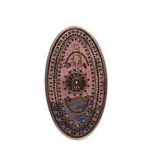 ethnic shield isolated on white background