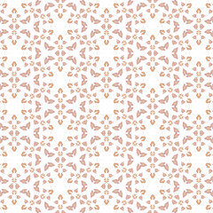 Elegant Ornamental Vector Background Seamless Symmetry Design for Print and Digital Use