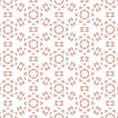 Elegant Ornamental Vector Background Seamless Symmetry Design for Print and Digital Use