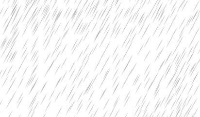 A realistic falling rain overlay for photo editing. An isolated texture of raindrops on a transparent background. A high-resolution PNG effect to add a rainy day atmosphere to any image.