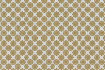 ocker flower pattern