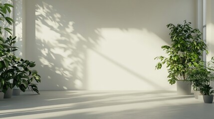 Fototapeta premium green tree in the morning