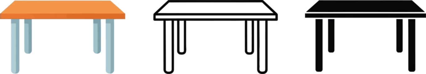 Find the best table vector illustration for your project