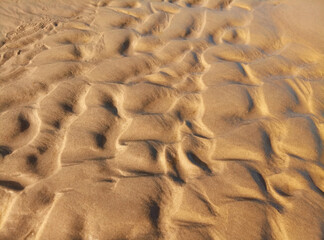 Fantasy surface of wet sand background