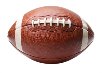    american football ball  isolated on white background PNG, AI GENERATED 