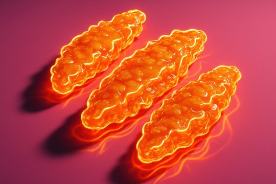 Neon chicken tenders glowing on pink background. Perfect for fast food ads, restaurant promotions, food delivery marketing and digital menu boards.
