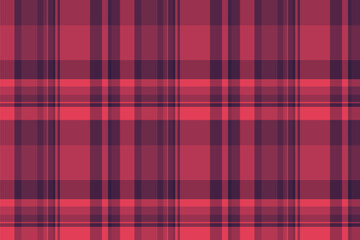 Seamless red plaid pattern. Classic textile design ideal for backgrounds, apparel, or festive projects. Adds warmth  cozy feel. Versatile texture.
