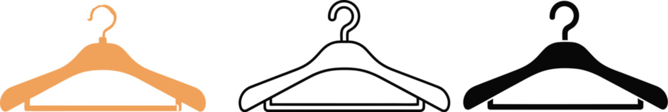 Find the best clothes hanger vector illustration and design