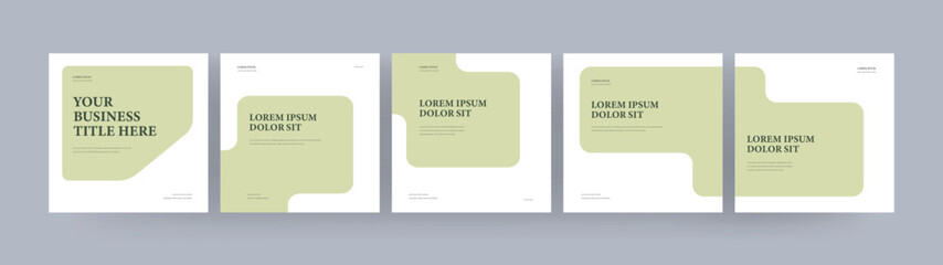 Social Media Carousel Post Template – Editable Instagram and LinkedIn Business Carousel Design Layout, Step-by-Step Guide, Banner Frame for Marketing Presentation Slides, fashion, sales plan