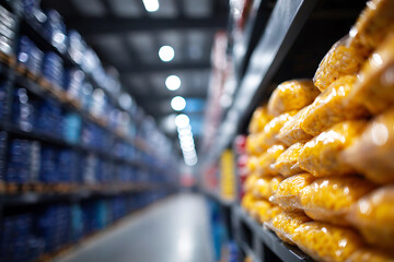 community food assistance, volunteers filled food bank shelves during charity week