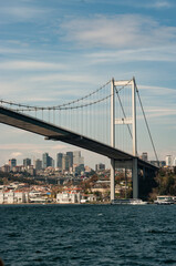 Naklejka premium Bosphorus and City Views of Istanbul – Where East Meets West