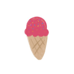 strawberry ice cream