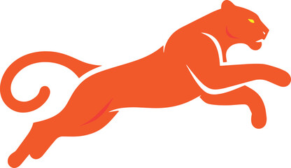 Vector illustration of a Panther. Vector illustration of a Panther.