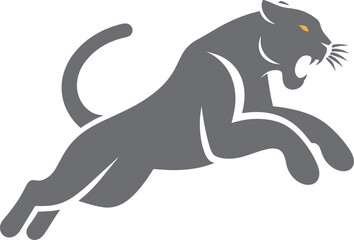 Vector illustration of a Panther. Vector illustration of a Panther.
