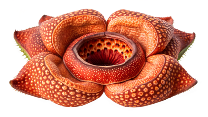 Rafflesia arnoldii flower, the largest flower in the world, isolated on transparent background