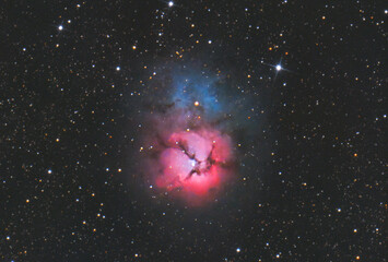 M20 (Trifid Nebula) RGB -  echtes Bild, keine KI!