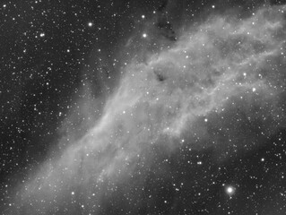 NGC 1499 (California Nebel) Ha - echtes Bild, keine KI