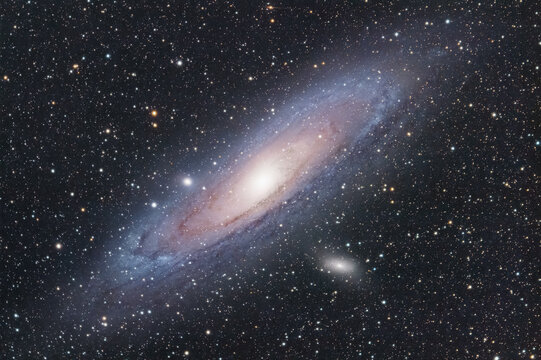 M31 (Andromeda Galaxie) RGB - echtes Bild, keine KI