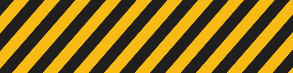 Black and yellow caution tape.