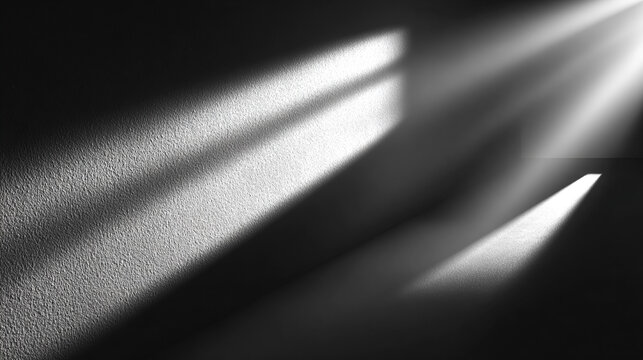 Sunlight streams through a window, casting shadows. Interior wall with texture. Use for marketing, design, and web. - Powered by Adobe