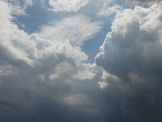 The cold sky before the rain