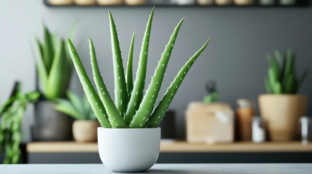 Office interior with a blank white wall for mockup and workspace customization.
