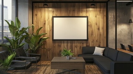 conference room with chairs and lcd tv
