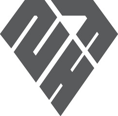 FNH logo design. NH or FH logo design. Jewelry logo design. Luxury logo design