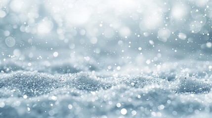 Obraz premium soft white snow texture and sparkling glitter