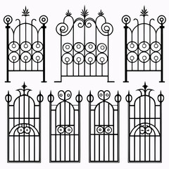 Collection of decorative wrought iron gate designs decorative gate ornate gate