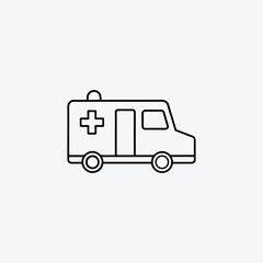 Ambulance Icon Outline medical emergency