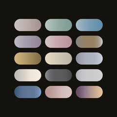Obraz premium Gold Gradient Color Set Element Set-Free Vector