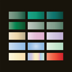 Obraz premium Gradient Color Set Element Set-Free Vector