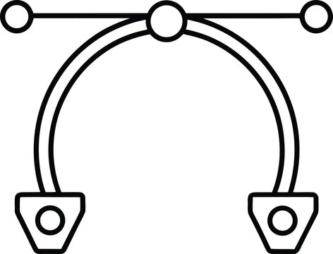 Bezier Curve Tool Icon