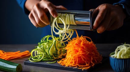 Spiralized Vegetables: Healthy Eating Preparation