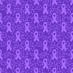 Breast cancer month seamless pink ribbon day mammogram pattern for medical accessories and medicine textiles