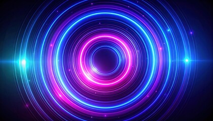 Obraz premium Vibrant Abstract Design With Glowing Elements