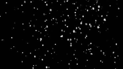 Abstract Snow Flakes | Snow Texture on Black Background