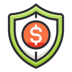 dollar sign shield