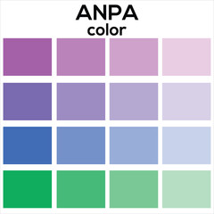 Gradient Color Set Element Set-Free Vector