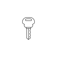 Key icon flat vector design.