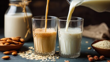 Plant-Based Milk Alternatives: Pouring Dairy-Free Beverages