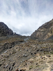 Scenic Ghujerav Valley in Shimshal, Pakistan, featuring rugged mountains, rivers, alpine pastures, wildlife habitats, and traditional pastoral life of the Wakhi community.
