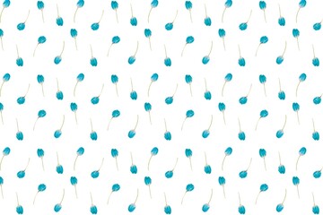 Rose buds background, abstract blue background