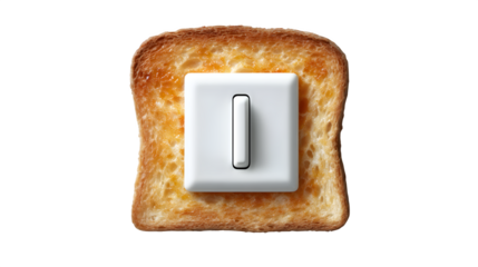 light switch on a white background