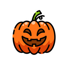 halloween pumpkin head